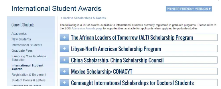 去加拿大留学的小伙伴们，都有哪些奖学金机会呢？