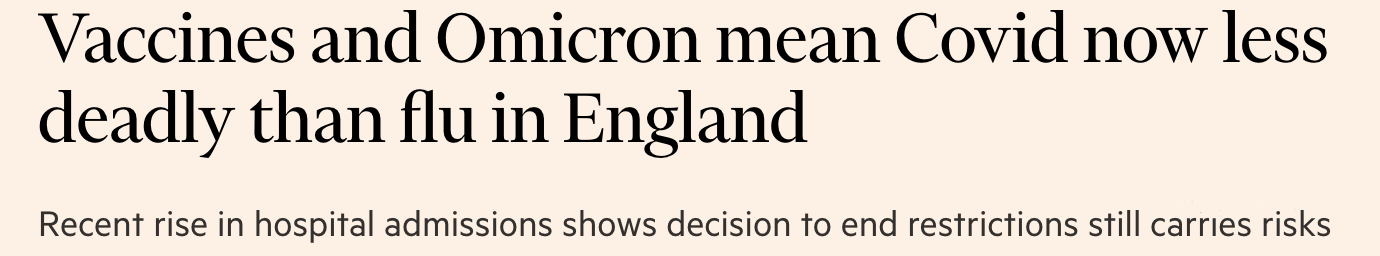 英国疫情好消息：新冠病亡率低于流感