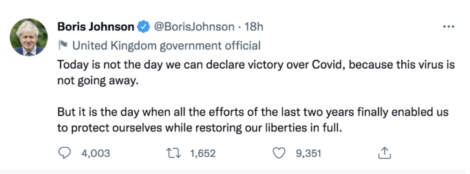 英国大解放！所有防疫措施彻底解除