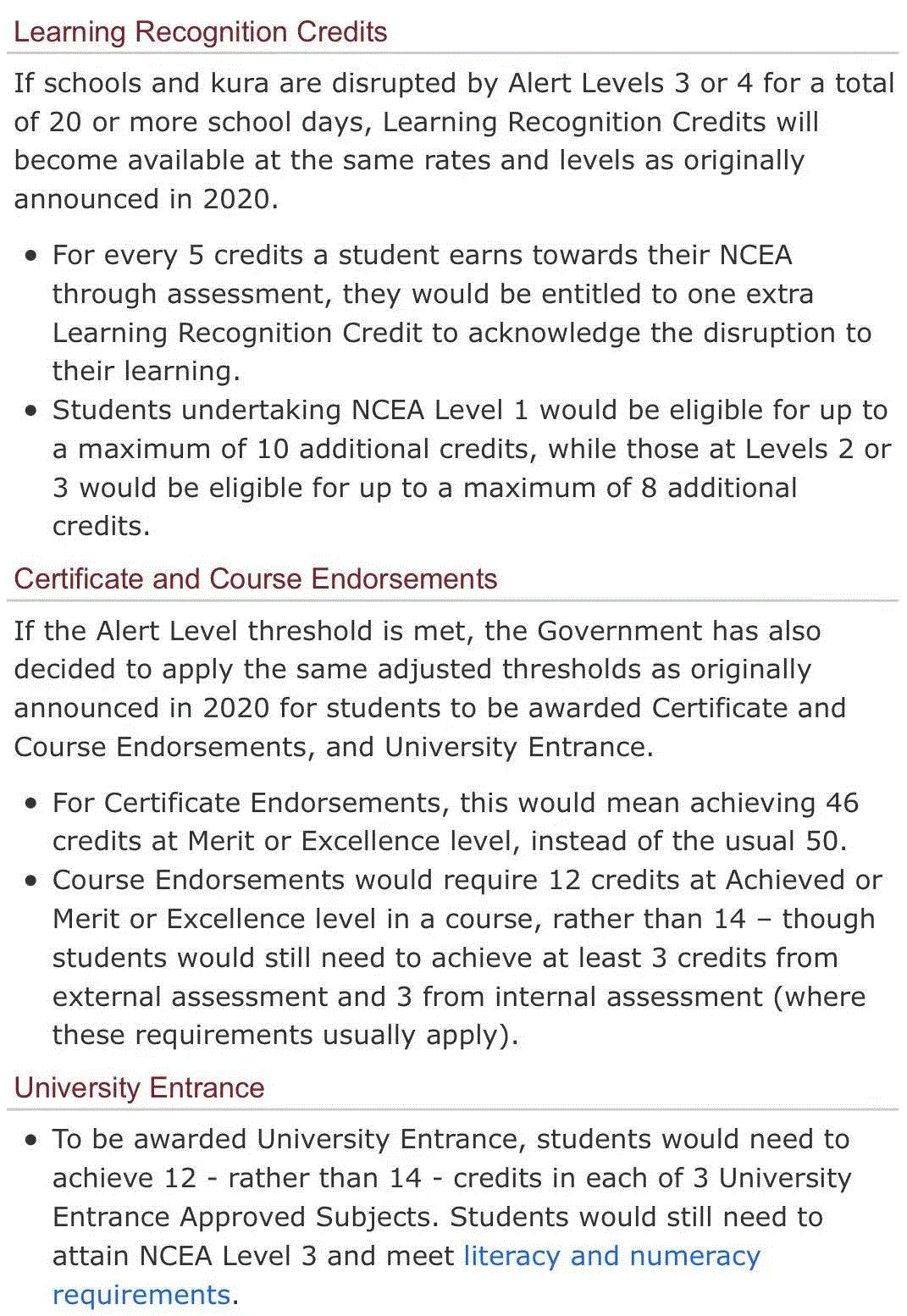 通知！新西兰高中各项成绩再次调整