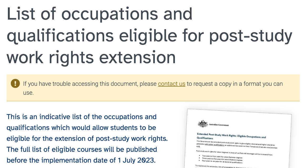 重大利好！澳大利亚延长留学生临时工作签证！最高可留澳6年！