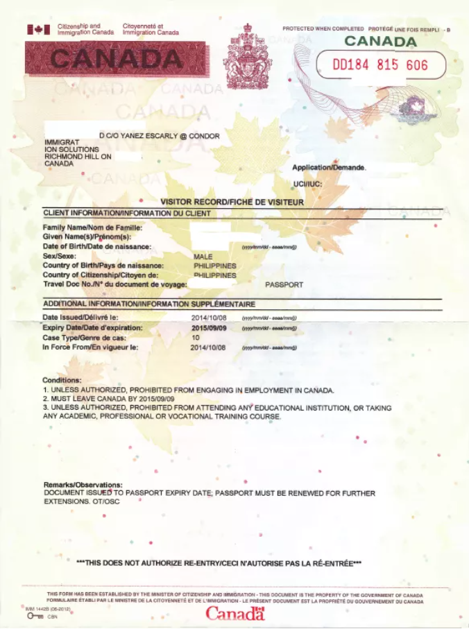 加拿大签证政策