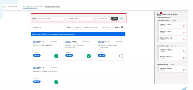玩转坎特伯雷大学选课攻略！你Get到了吗？