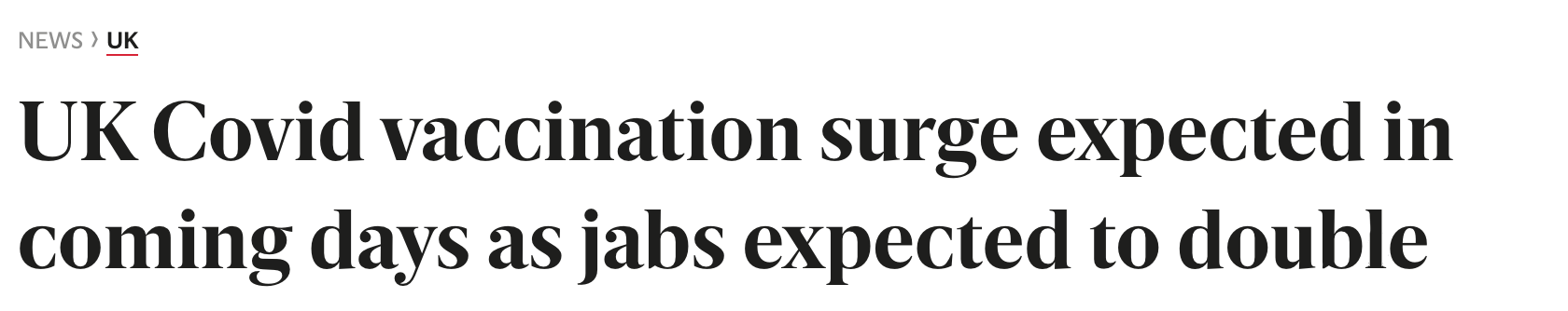 英国疫苗本周双倍提速，附入境英国相关规定！