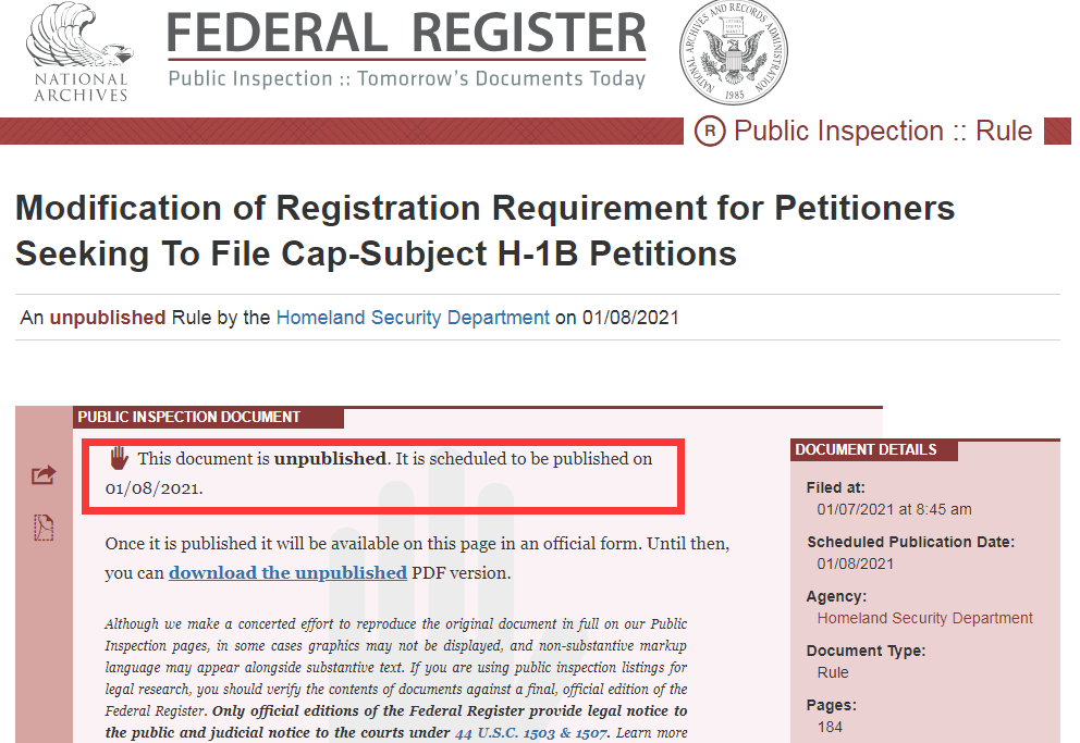 美国国土安全部通过H-1B新规，高技能人才将被优先选择！对留学生有什么影响？