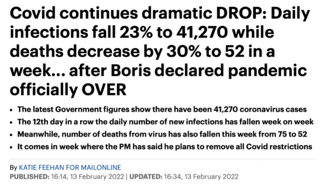 好消息，英国疫情连降，两周后彻底自由！
