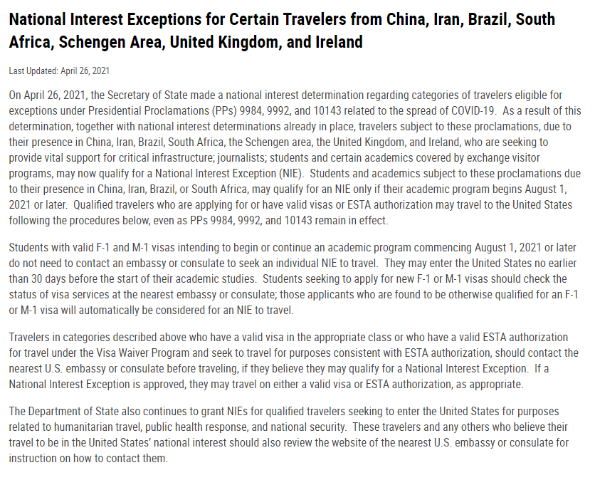 留学生请注意：八大热门留学国最新入境政策汇总！