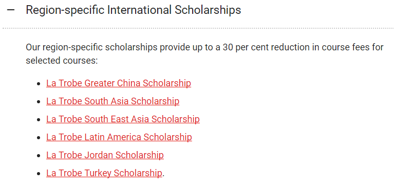 La Trobe奖学金扩大范围和数量？最高可达每年15000澳元！